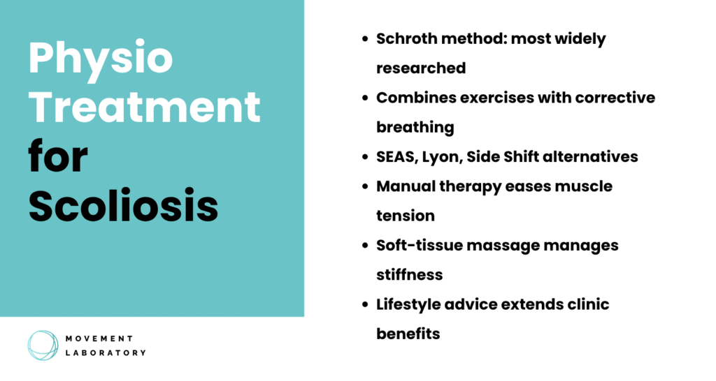 physio treatments for scoliosis